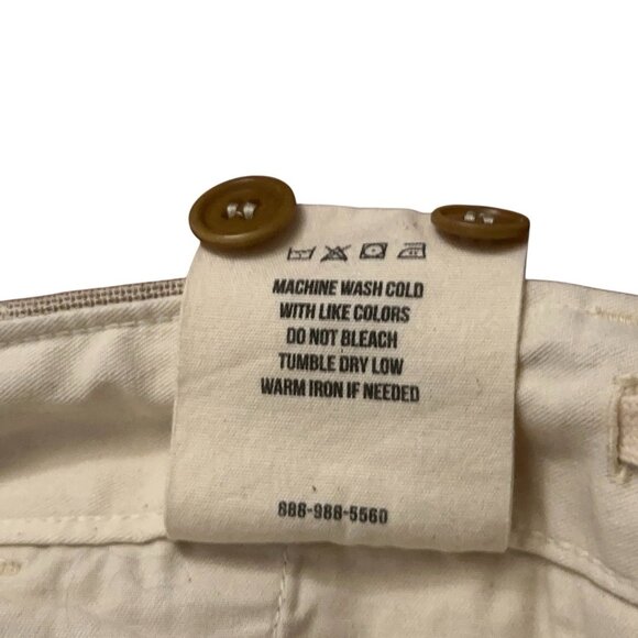 Buck Mason Pants Mens Size 31 Slim Fit Drawstring Linen Cotton Blend Beige - Picture 6 of 6